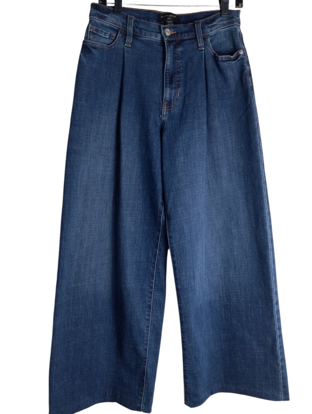 Banana Republic Factory Wide Leg Medium Dark Blue Women’s Jeans Size 4